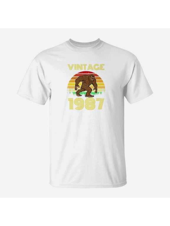 35th Birthday Bigfoot 35 Years Old Gift TShirt