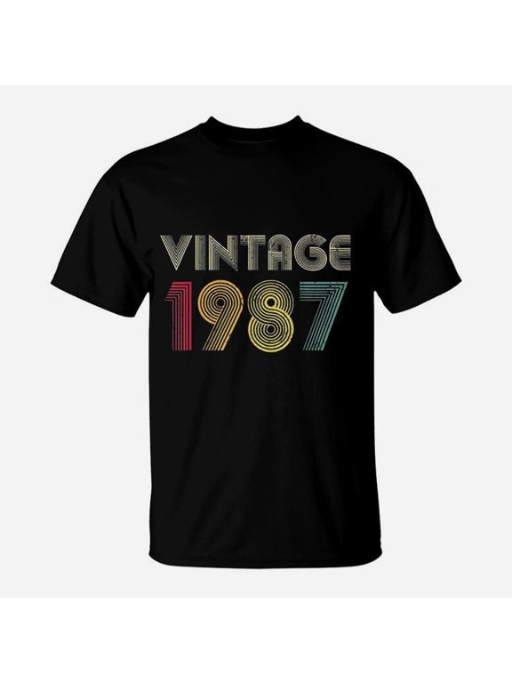 35th Birthday Gift 1987 Retro Men Women 35 Years Old TShirt
