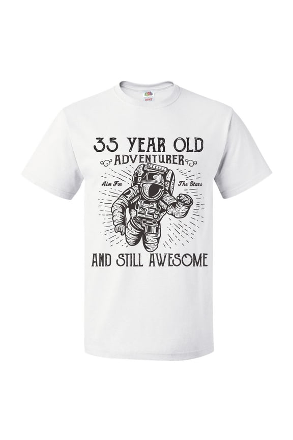 35th Birthday Gift For 35 Year Old Adventurer T Shirt Gift