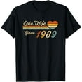 thumbnail image 1 of 35th wedding anniversary - Epic Wife Since 1989 35 years T-Shirt, 1 of 3