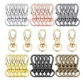 thumbnail image 1 of 35x Metal Durable Swivel Clasps Lanyard Snap Hooks Reusable Mixed Lobster Claw Clasp for Keychain Embroidered Purse Handbag Backpacks Keyring Sewing, 1 of 9
