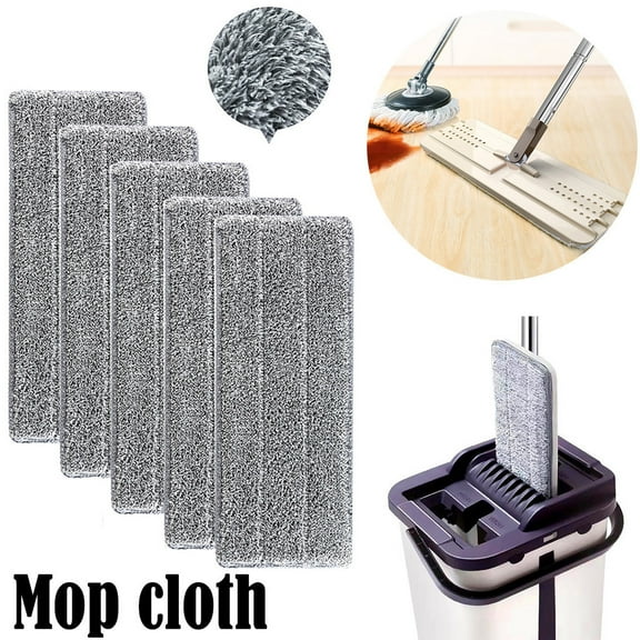 35x12cm Flat Mop Pads,Microfiber Mop Pad/Refill/Head,Microfiber Mop Replacement Pads Compatible,Washable Spray Household Mop Clean(1Pc,3Pcs,5Pcs,9Pcs,10Pcs Choice)