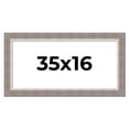 thumbnail image 1 of 35x16 Frame Grey Real Wood Picture Frame Width 2.75 Inches | Interior Frame Depth 0.5 Inches |, 1 of 8