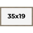 thumbnail image 1 of 35x19 Frame Gray Barnwood Rustic Solid Wood Picture Frame | 1.5 Inch Moulding Width | Includes UV, 1 of 8