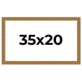 thumbnail image 1 of 35x20 Frame Black and Gold Distressed Solid Wood Sonoma Picture Frame | 1.625 Inch Moulding Width |, 1 of 8