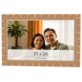 thumbnail image 1 of 35x20 Frame Gold Real Wood Picture Frame Width 1.5 inches | Interior Frame Depth 0.5 inches |, 1 of 8