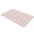 thumbnail image 1 of 35x24" Modern Diatomite Stone Large Wide Bath Mat in Pink, 1 of 5