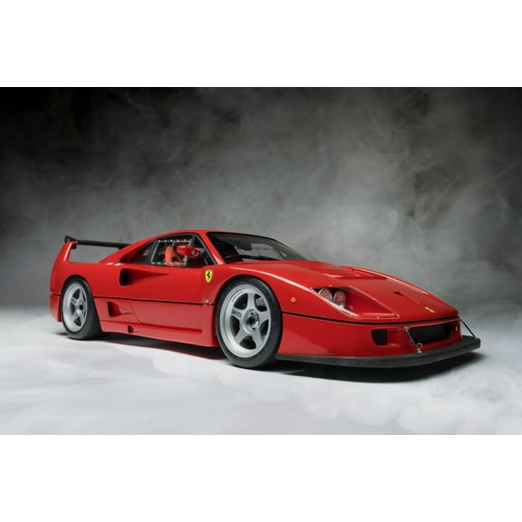 35x24in Ferrari F40 Sports Car Red ćPhoto Paperć