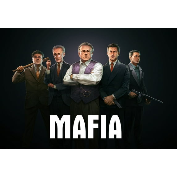 35x24in Photo Paper Mafia - Salieri Crime Family