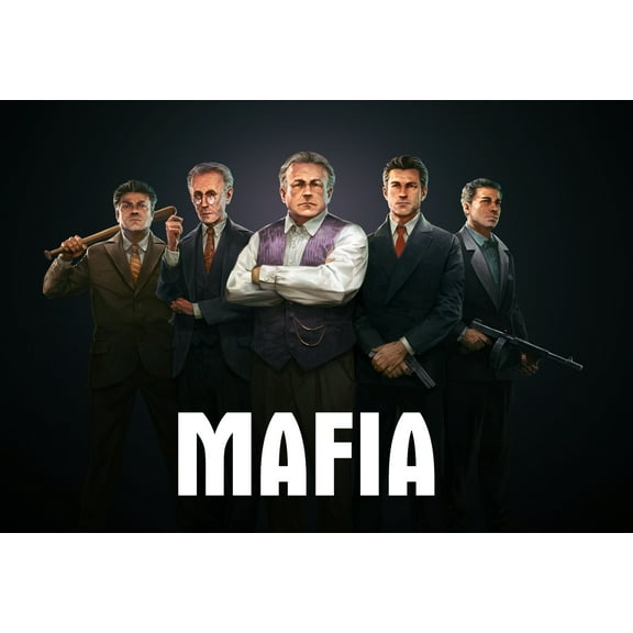 35x24in Rolled Canvas Mafia - Salieri Crime Family