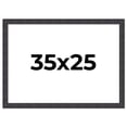 thumbnail image 1 of 35x25 Frame Brown Rustic Solid Wood Picture Frame 1.5 Inches Wide | Interior Frame Depth 0.5 Inches, 1 of 8