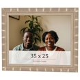 thumbnail image 1 of 35x25 Frame Silver Real Wood Picture Frame Width 1.5 inches | Interior Frame Depth 0.5 inches |, 1 of 8