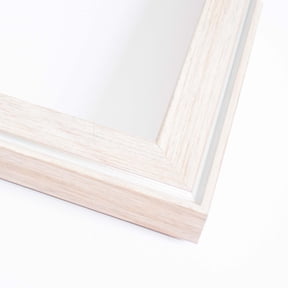 35x25 Frame White Solid Wood Picture Frame Width 1.25 Inches | Interior Frame Depth 0.6875 Inches |