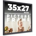 thumbnail image 1 of 35x27 Frame Black Passaggi Solid Wood Picture Frame Width 1.5 Inches | Interior Depth 0.5 Inches |, 1 of 8