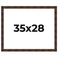 thumbnail image 1 of 35x28 Frame Brown Burl Real Wood Picture Frame Width 1.625 Inches | Interior Frame Depth 0.5 Inches, 1 of 8
