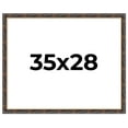 thumbnail image 1 of 35x28 Frame Gold Real Wood Picture Frame Width 1.5 inches | Interior Frame Depth 0.5 inches |, 1 of 8