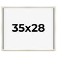 thumbnail image 1 of 35x28 Frame White Wheat Solid Wood Picture Frame | Moulding Width 0.75 Inches | Interior Depth 0.5, 1 of 8