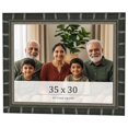 thumbnail image 1 of 35x30 Frame Black Bamboo Solid Wood Picture Frame Width 1.5 Inches | Interior Frame Depth 0.5, 1 of 8
