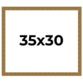 thumbnail image 1 of 35x30 Frame Black and Gold Distressed Solid Wood Sonoma Picture Frame | 1.625 Inch Moulding Width |, 1 of 8