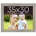 thumbnail image 1 of 35x30 Frame Grey Real Wood Picture Frame Width 1.5 Inches | Interior Frame Depth 0.5 Inches | Barn, 1 of 8