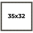 thumbnail image 1 of 35x32 Frame Black-Brown Medieval Solid Wood Picture Frame | 1.5 Inch Moulding Width | Gotham, 1 of 8