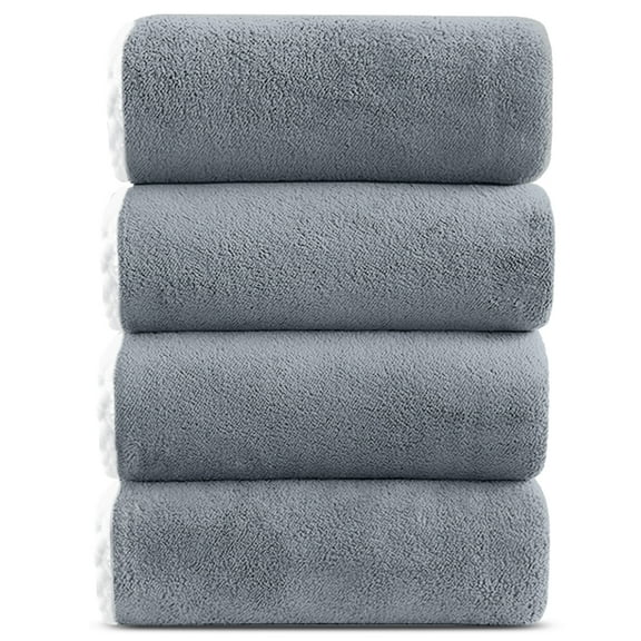 Large Bath Towels 35" x 70", Extra Soft & Highly Absorbent Bath Sheets Set of 4, Quick Dry Lightweight Shower Towels for Bathroom Gym Travel Swim, Durable Bath Towels for Adult,Pet