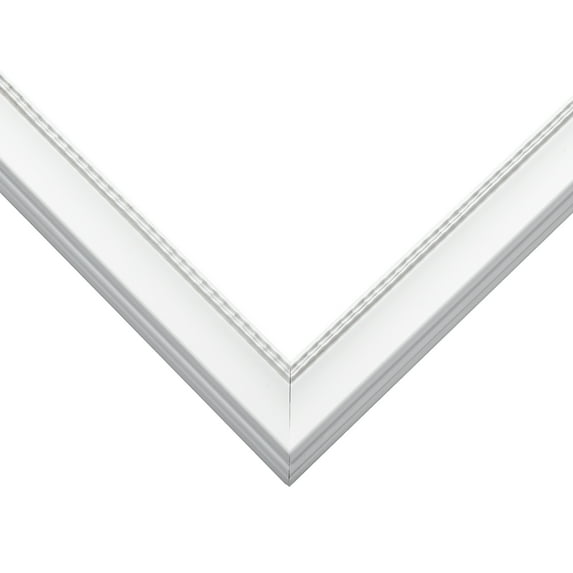 35x8 Frame White Real Wood Picture Frame Width 1.25 inches | Interior Frame Depth 0.5 inches |