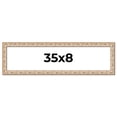 thumbnail image 1 of 35x8 Frame White Real Wood Picture Frame Width 1.5 inches | Interior Frame Depth 0.5 inches |, 1 of 8