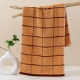 thumbnail image 1 of 35x90cm Cotton Bath Towel Set of 1, Soft Absorbent Quick-Dry, Home or Travel Use, 1 of 6