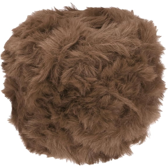 35yds 50g Faux Fur Yarn, Fuzzy Yarn Crochet Fluffy Yarn Soft Chunky Polyester Plush Fur Eyelash for Crocheting Knit Blanket Rug Sweater Scarf Hat Bear Craft
