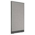 thumbnail image 1 of 36-1/4"W x 64"H Electric Office Partition Panel, Gray, 1 of 4