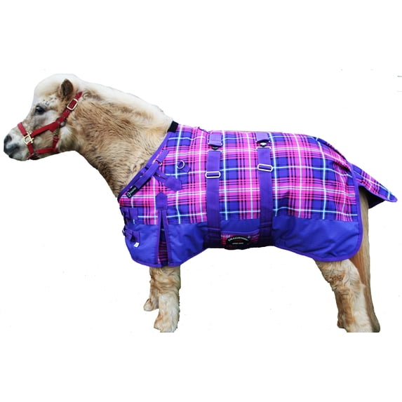 36" 1200D Miniature Weanling Donkey Pony Horse Foal Winter Blanket Purple 51971B
