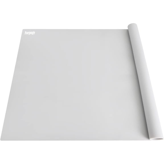 36.2" x 24" Extra Large Silicone Mat for Epoxy Resin, Nonstick Silicon Mats for Crafts Jewelry Casting, Non-Slip Kitchen Table Placemats for Countertop Protector Heat Resistant by General, Grey