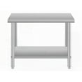 thumbnail image 1 of 36''*24'' Stainless Steel Work Table for Restaurant & Home, Durable & Ideal for Food Prep, 1 of 8