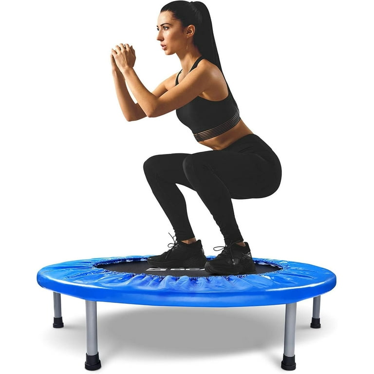 36 38 Mini Trampoline Rebounder Trampoline for Adults Max Load 170lbs 300lbs Small Trampoline Exercise Trampoline Fitness Trampoline Indoor Garden Workout Walmart
