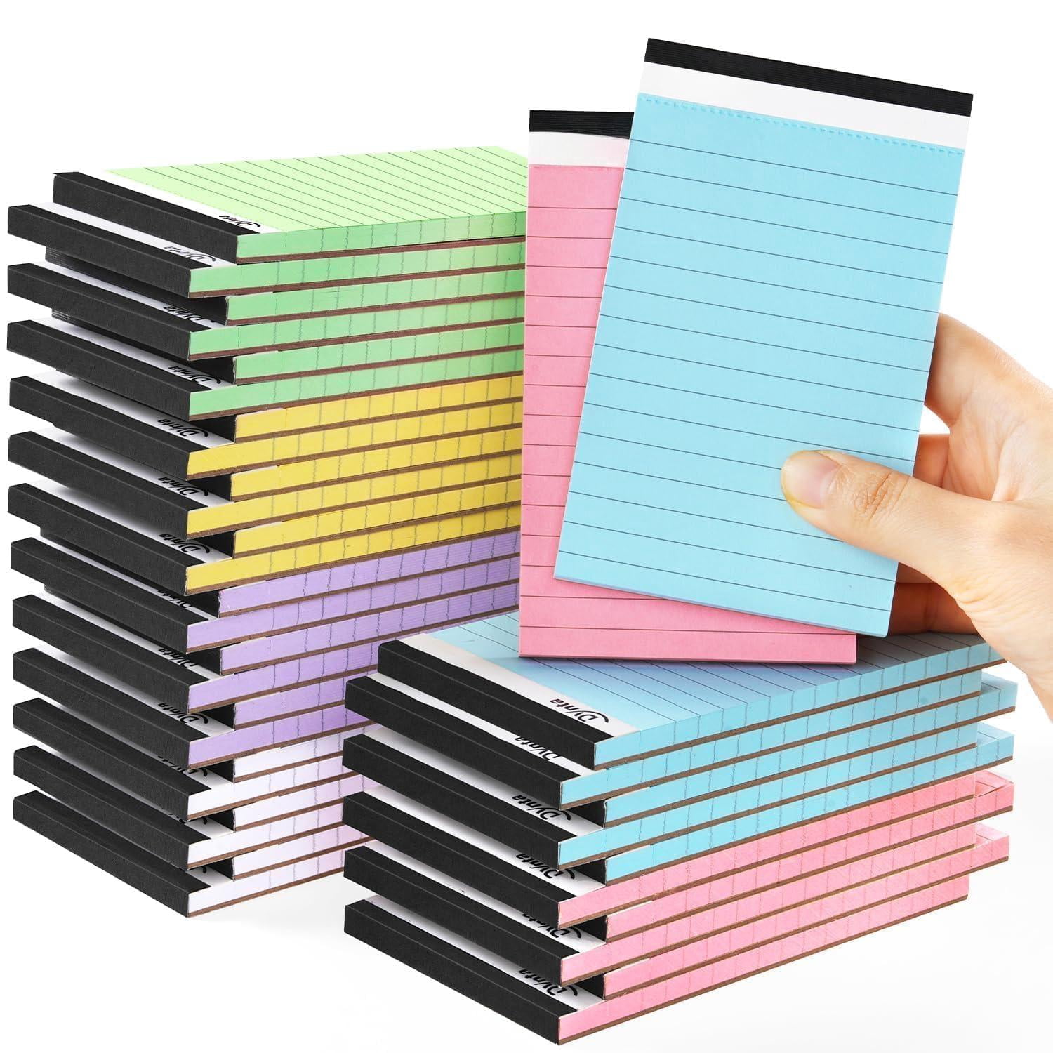 36 3x5 Note Pads  45 Sheets Per College Ruled Mini Writing 80gsm Colored Paper 1620 Multicolor Cute Notepads For Gift