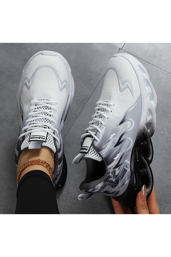 36-45 Large Size Women's Shoes Lightweight Slip-On Flat Shoes Braided Shoes Women's Casual Sports Shoes Thick Sole Lightweight Lace-Up Women's Single Shoes, Women Shoes, Sneakers