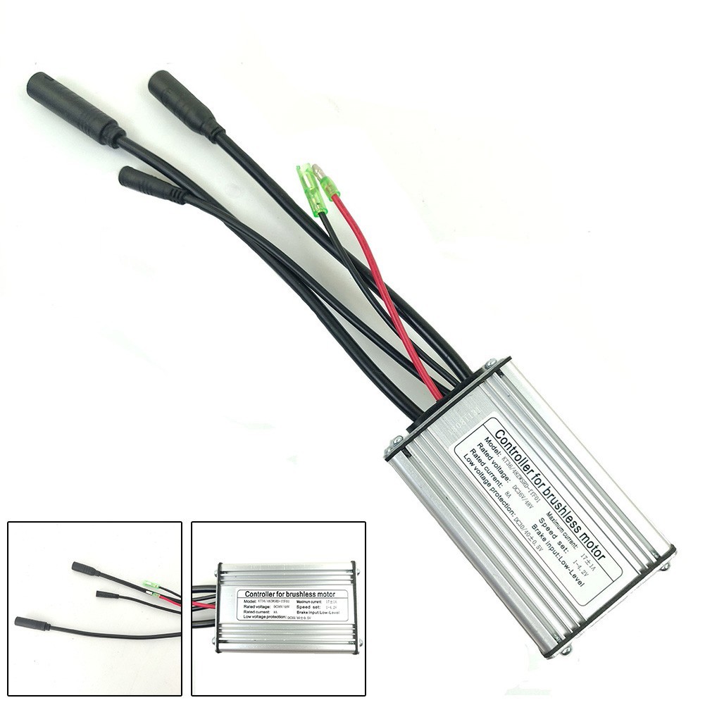 Waterproof Controller 36/48V KT-17A Ebike Bicycle 6mos Waterproof Controller for 350W ...