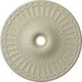 thumbnail image 1 of 36 5/8"OD x 3 5/8"ID x 2 3/8"P Galveston Ceiling Medallion (Fits Canopies up to 4 3/4"), Hand-Painted Clear Yellow, 1 of 6