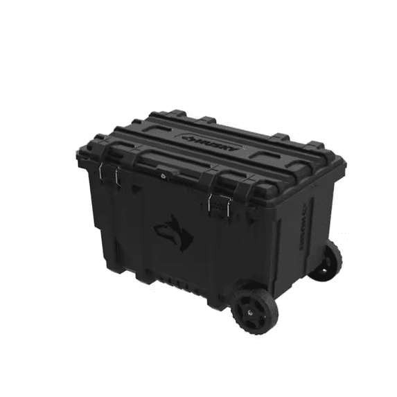 36.5 in. Black Heavy Duty Large Rolling Toolbox with Tool Tray and Keyed Lock