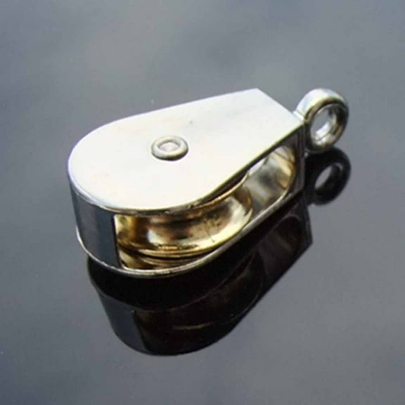 36/52/75Mm Sheave Zinc Alloy Fixed Pulley Crown Block Mini Single Pulley For Diy 36Mm