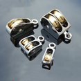 36/52/75mm Metal Sheave Alloy Fixed Swivel Pulley Crown Block And