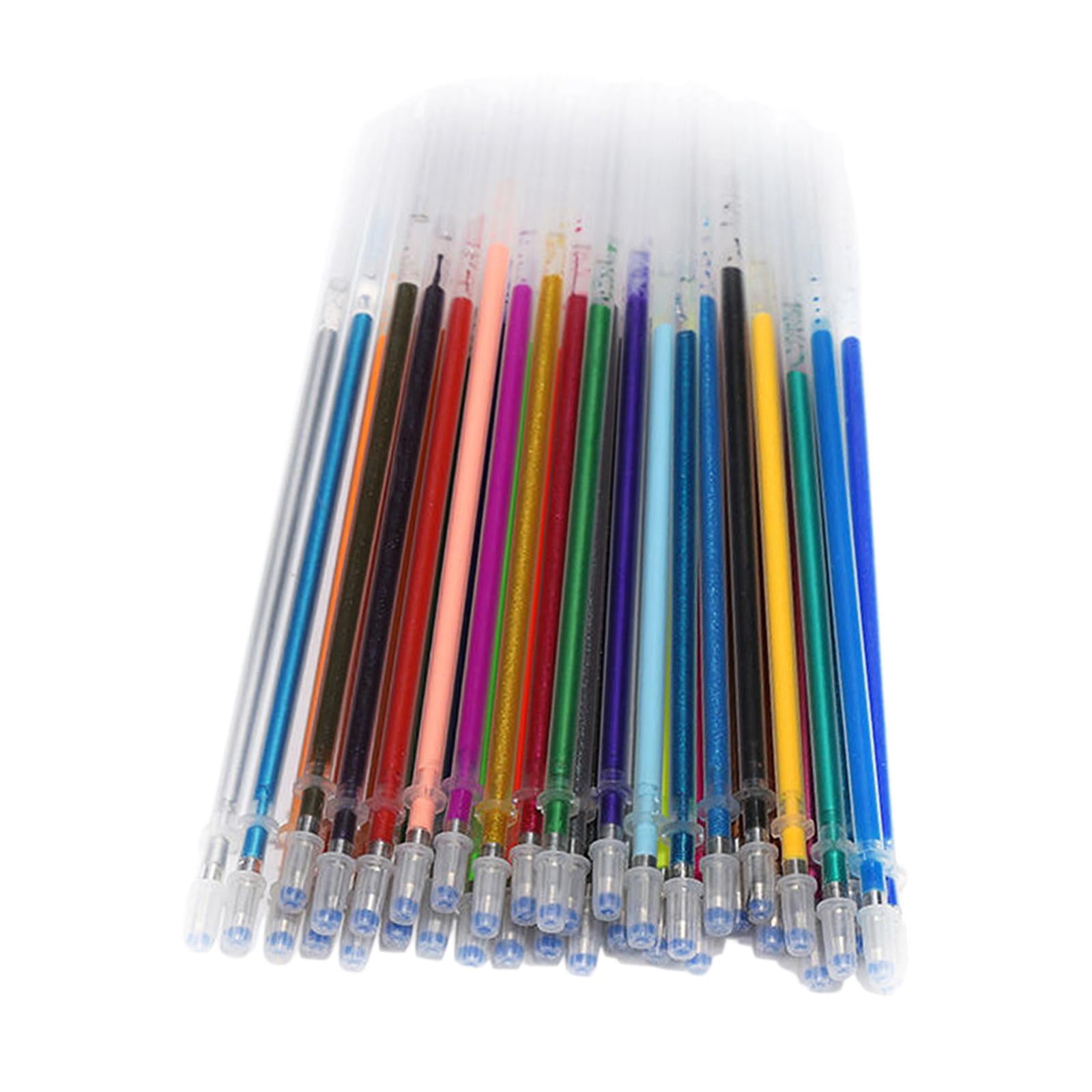 36/60/100Pcs Refills Glitter Pastel Fluorescence Neon Refills for Adult ...