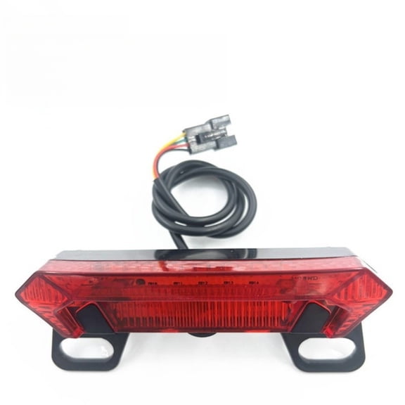 36-60V Led Rear Tail Light For Electric Bicycles - Safety -Warning Rear Lamp Essential Safety Light For E-Bike Rear Visibility