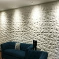 36/60pcs PVC 3D Wall Panels Fireproof Waterproof Wall Sticker Wall