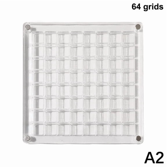 36/64/100 Grids Small Gold Bean Storage Box Acrylic Gold Transfer Pendant Compartment Collection Box Antioxidant Display Box