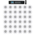 thumbnail image 1 of 36) 8" JBL Ceiling Speakers+6 Zone 70v Commercial Restaurant Office Amplifier, 1 of 5