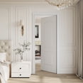thumbnail image 1 of 36"×80" Interior Arched Slab Door Solid Core White Primed 2-Raised Panel Standard Door For Bedroom & Interior Rooms, 1 of 8