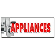 36" APPLIANCES DECAL sticker sale refrigerator washer dryer discount brand