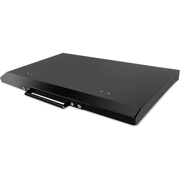 36" Aluminum Griddle Storage Cover with Matte Black Powder Coat Finish